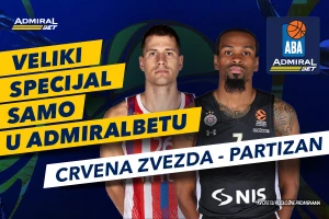 AdmiralBet - Nikad viđeno, košarkaški derbi SPECIJAL! Može kvota 15?